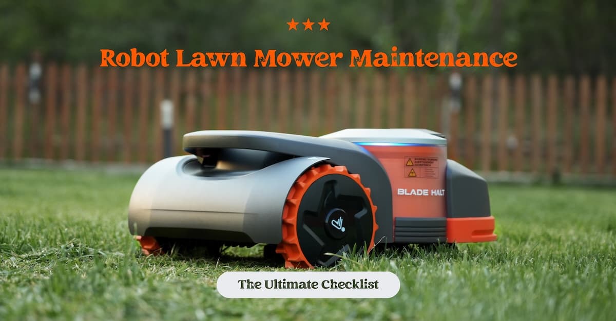 Robot Lawn Mower Maintenance
