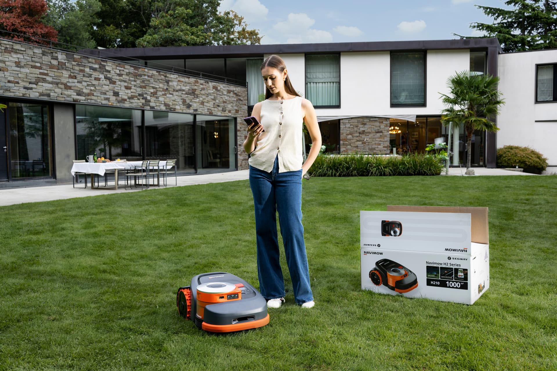 Navimow H2 Drop and mow