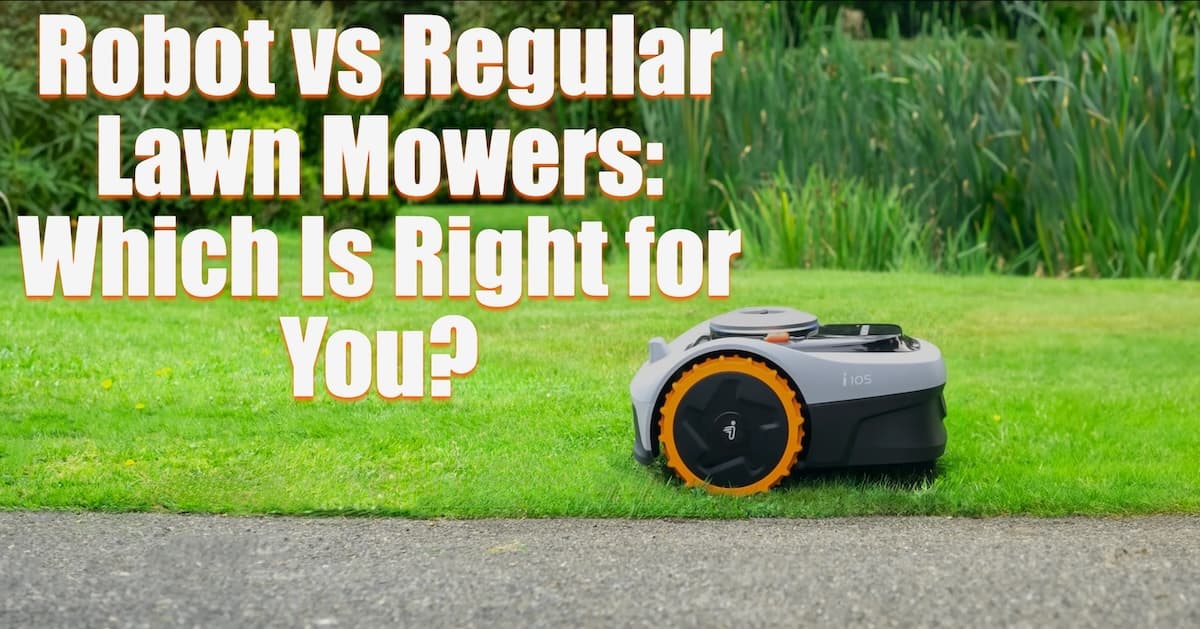 Robot vs Regular Lawn Mowers: Which Is Right for You? Robot vs Regular Lawn Mowers: Which Is Right for You?