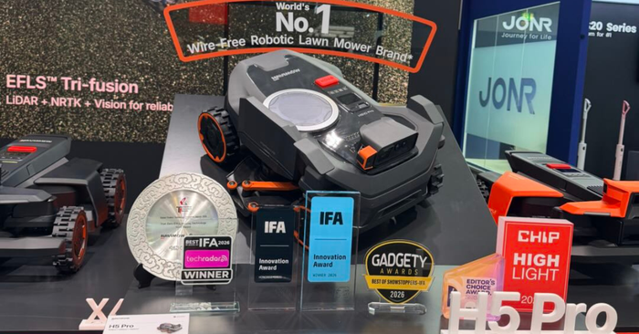 Navimow H5 Pro Secures Triple Recognition at IFA 2026